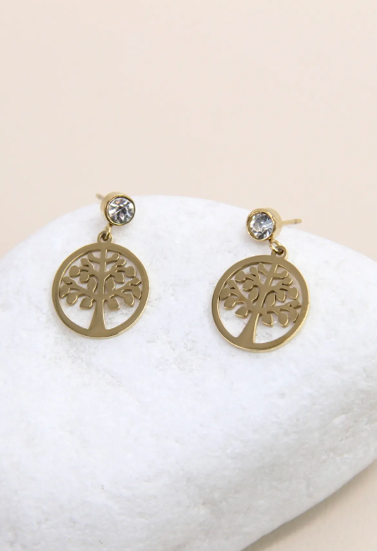 Boucle d'oreille - Arbre de vie